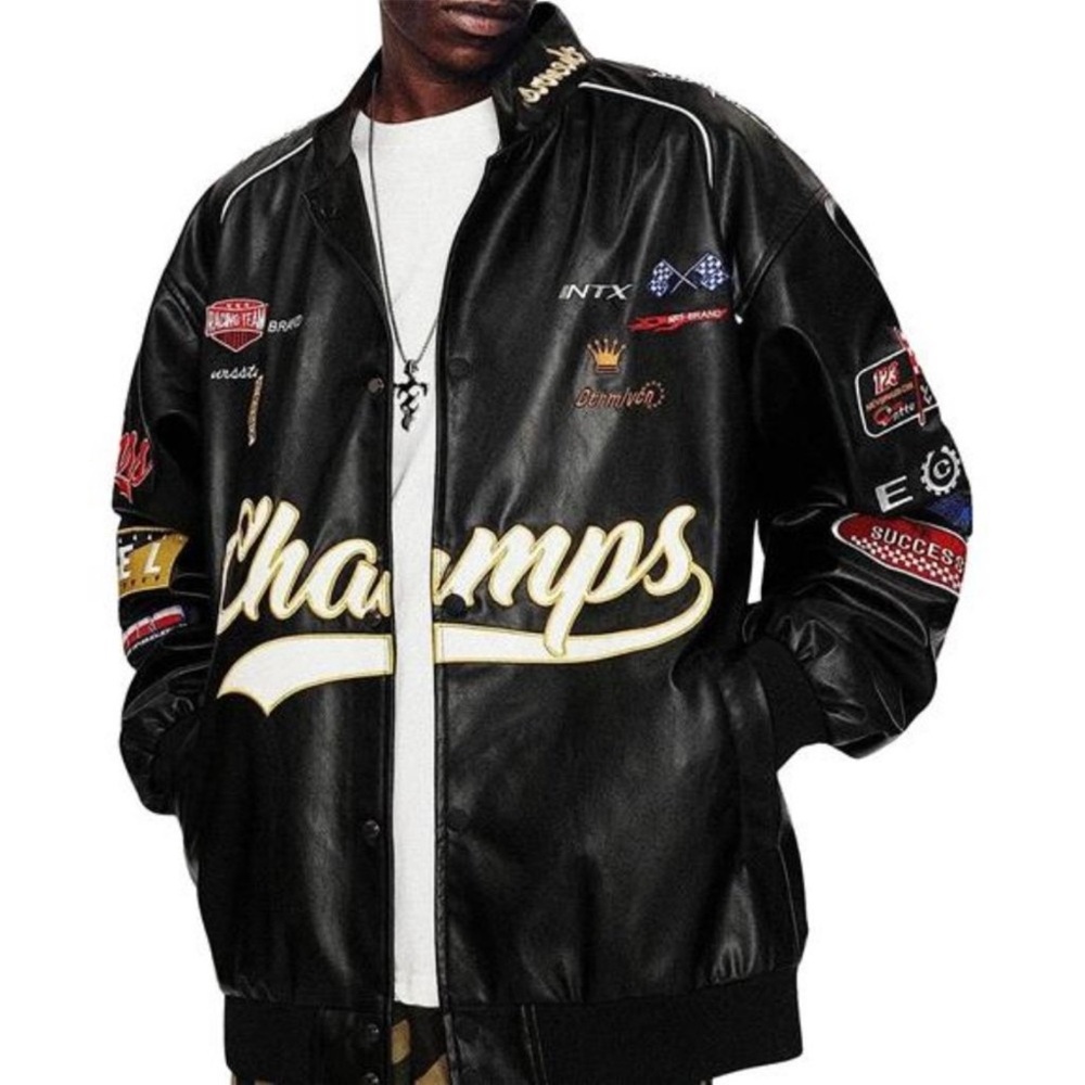 Aelfric Eden Black and Gold Men's Jacket